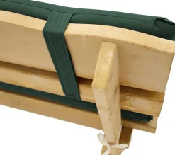 DEGAMO Auflagenset DALLAS für Bank 4-sitzer 195cm, dunkelgrün, 2-teilig Sale