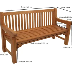 Bank COVENTRY 3-sitzer, Eukalyptus geölt, FSC®-zertifiziert ^ DEGAMO Discount