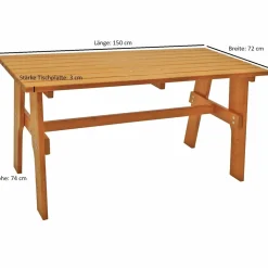 DEGAMO Garnitur FREITAL 2-teilig 150cm, Kiefer Clearance