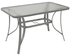 DEGAMO Garnitur PINO 5-teilig, Metall + Kunstgewebe schwarz Discount