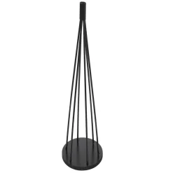 Deko-Baum -O91, Weihnachtsbaum Schmuckbaum Weihnachtsdeko Christbaum zum Beschmücken, Metall 115cm ~ schwarz ^ MCW Outlet