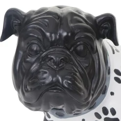MCW Deko Figur Hund 24cm, Polyresin Bulldogge Skulptur Hund, handbemalt mit Jäckchen Sale