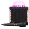 BTM-618 Bluetooth Lautsprecherbox–Discolicht, Mikrofon, schwarz ^ Denver Online