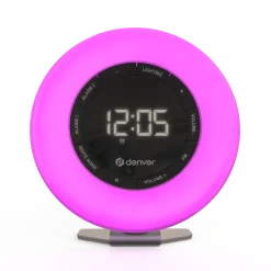 Denver CRL-342 Radiowecker mit Stimmungslicht und white-noise, weiß Sale