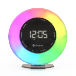 Denver CRL-342 Radiowecker mit Stimmungslicht und white-noise, weiß Sale