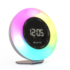 Denver CRL-342 Radiowecker mit Stimmungslicht und white-noise, weiß Sale