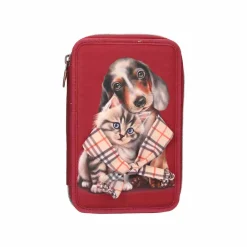 2-Fach Federtasche FUR-EVER FRIENDS TOPModel 5,5 x 13 x 20 cm ^ Depesche Hot