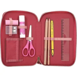 3-Fach Federtasche LEOHEART TOPModel 7,5 x 13 x 20 cm ^ Depesche Online