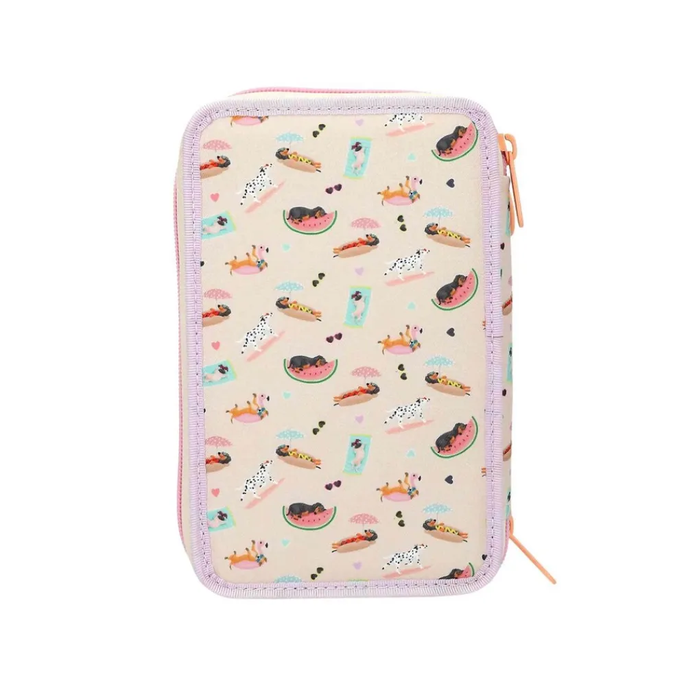 Depesche 3-Fach Federtasche SUNNY DOG TOPModel 7,5 x 13 x 20 cm bunt Sale