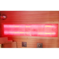 ® Infrarotkabine Infrarotsauna SALTCOATS 120cm x 120cm inkl. 3 Vollspektrumstrahler, 4 Karbonstrahler, 2 Personen ^ Dewello New