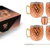 ich-zapfe Diamond Moscow Mule Becher Set Kupfer New