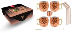 ich-zapfe Diamond Moscow Mule Becher Set Kupfer New