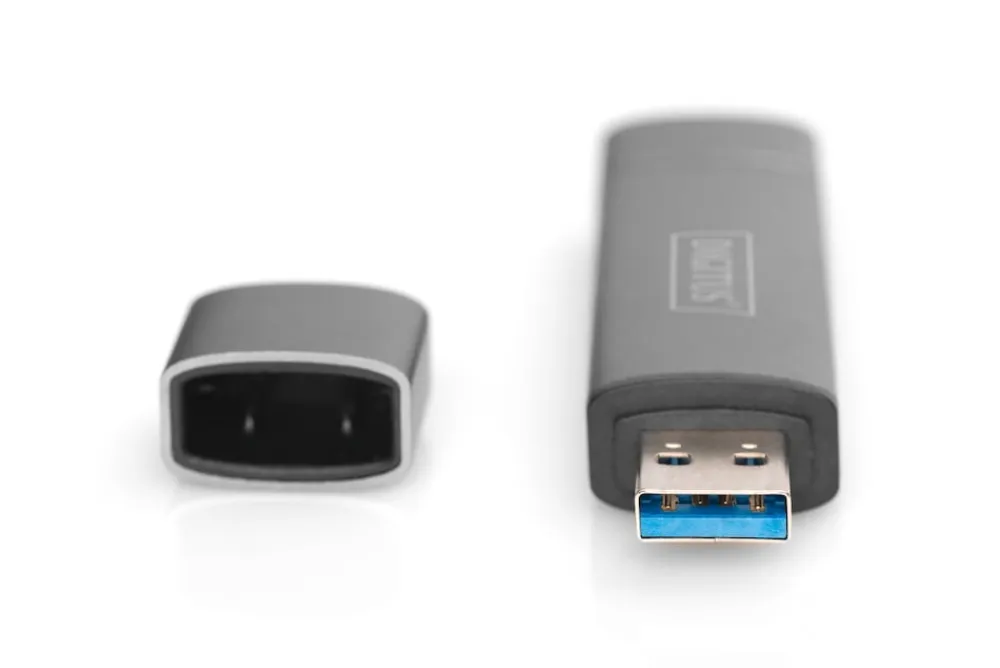 DIGITUS Dual Card Reader Hub USB-C™ / USB 3.0, OTG ^ Assmann
