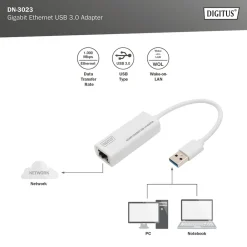 Assmann DIGITUS Gigabit Ethernet USB-3.0-Adapter Best