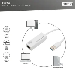 Assmann DIGITUS Gigabit Ethernet USB-3.0-Adapter Best