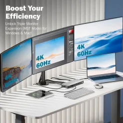 DIGITUS USB-C Docking Station, 13-Port, HDMI, USB, RJ45, SD ^ Assmann Online