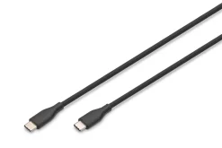 DIGITUS USB-C Silikon Anschlusskabel, 1m, schwarz ^ Assmann Online