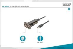 DIGITUS USB Typ C Serieller Adapter ^ Assmann Online