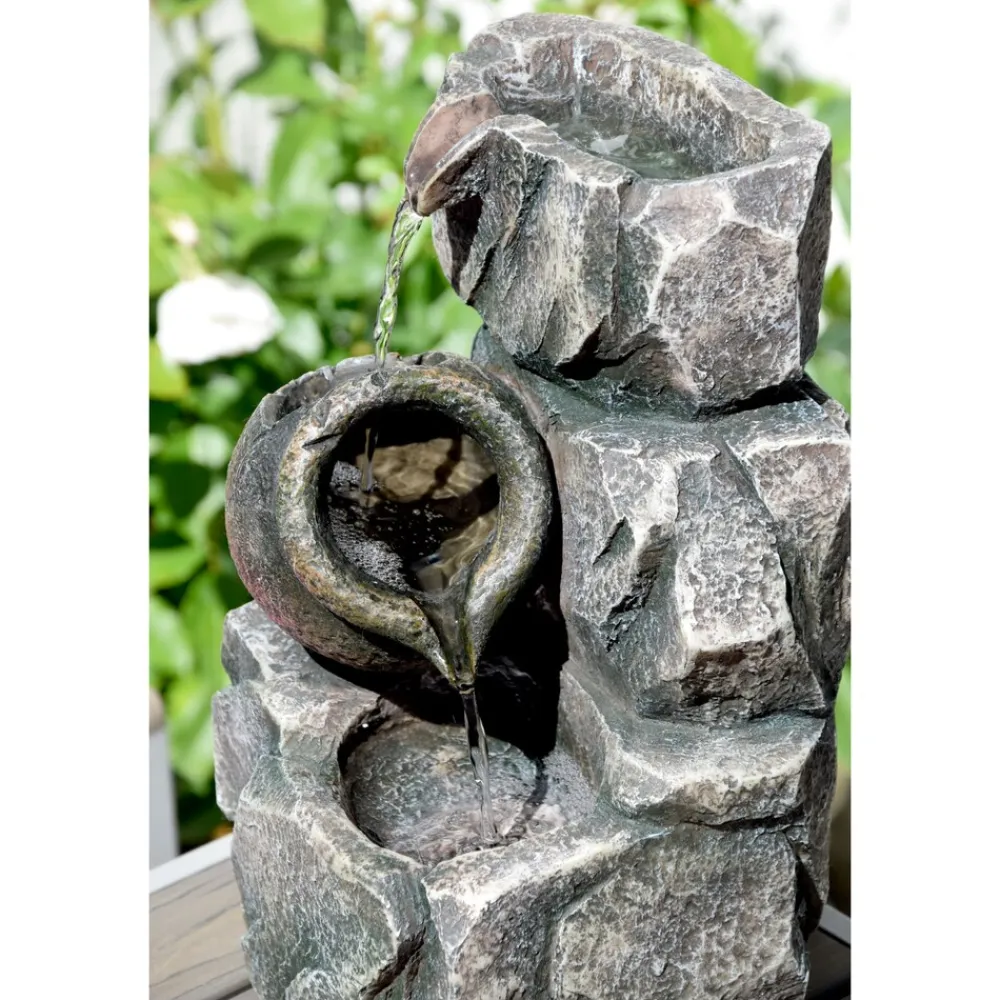 96400e Design-Gartenbrunnen mit Amphore ^ Dobar Best
