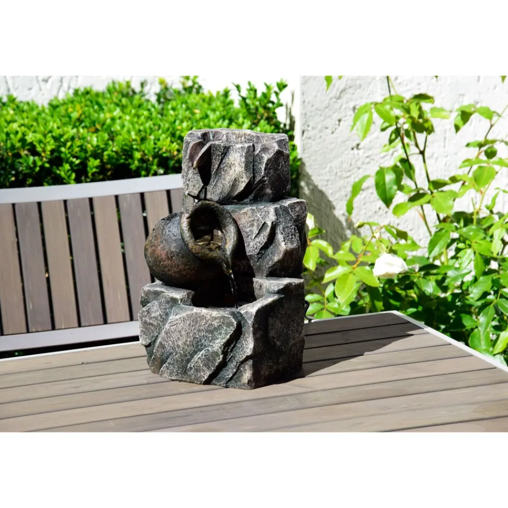 96400e Design-Gartenbrunnen mit Amphore ^ Dobar Best