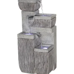Dobar 96130e Design-Gartenbrunnen mit 4 Stufen Sale