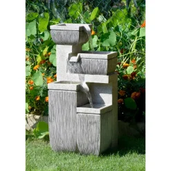 Dobar 96130e Design-Gartenbrunnen mit 4 Stufen Sale