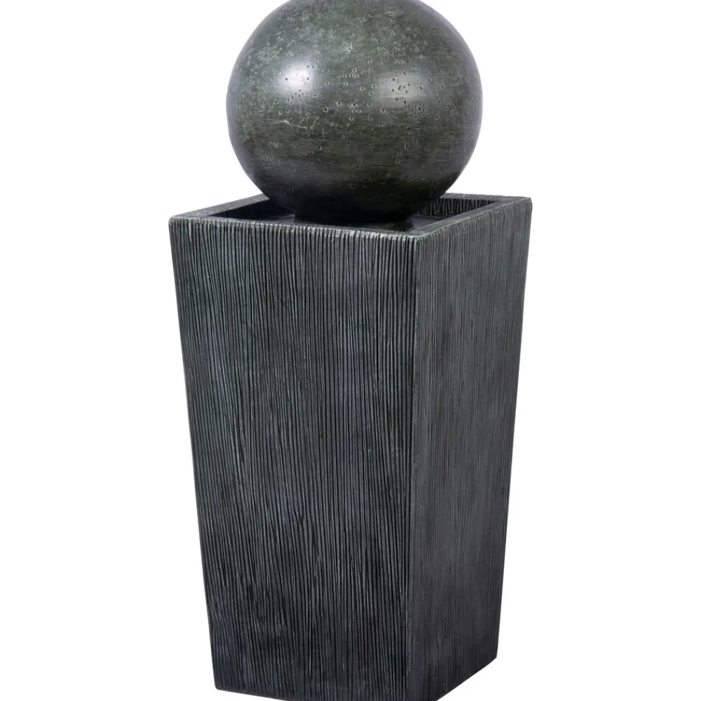Gartenbrunnen „Apollon“ mit Solar-Panel Wasserspiel Brunnen ^ Dobar Clearance