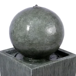 Gartenbrunnen „Apollon“ mit Solar-Panel Wasserspiel Brunnen ^ Dobar Clearance