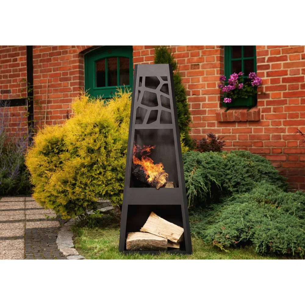 Dobar 35424 Gartenkamin XL, 48x30,5x124 cm Sale