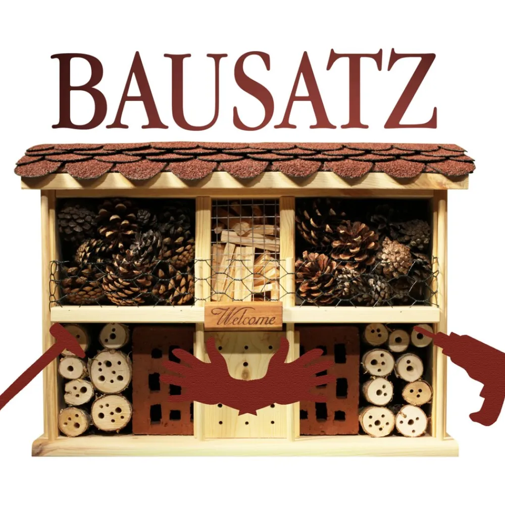 Landhaus Komfort Bausatz für Insektenhotel ^ Dobar Outlet