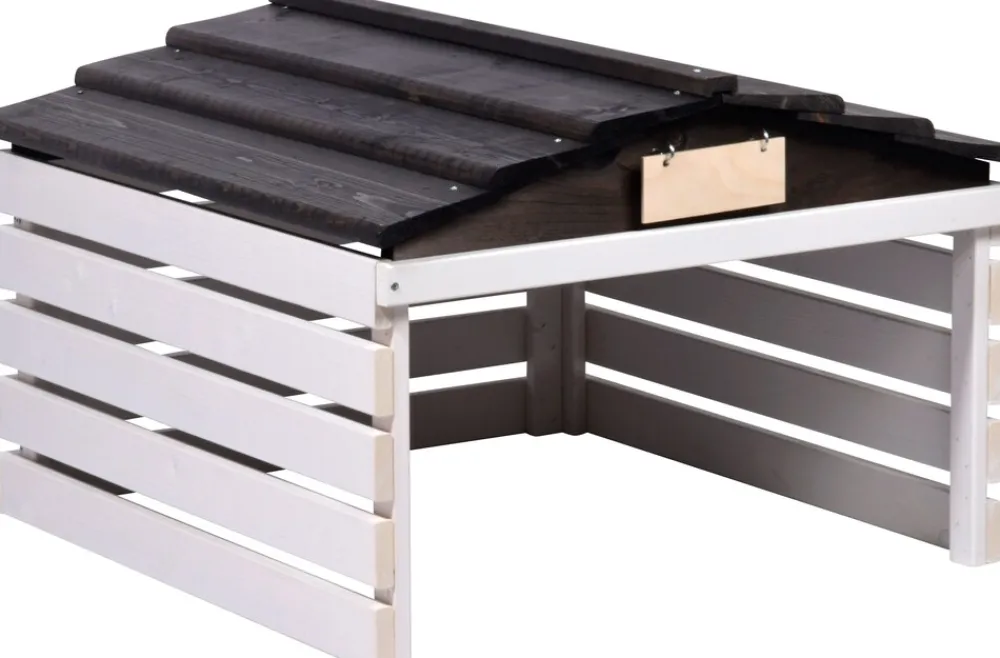 Dobar Mährobotergarage weiß/schwarz Sale
