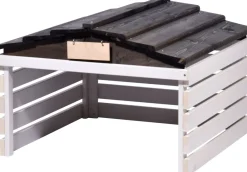 Dobar Mährobotergarage weiß/schwarz Sale