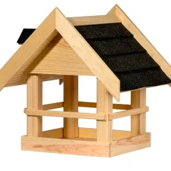 Vogelhaus "Zwart" aus Massivholz, ca.: 40x34,5x23,5 cm ^ Dobar Best