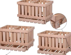 Dobar Vorratsbehälter aus Holz - versch. Ausführungen New