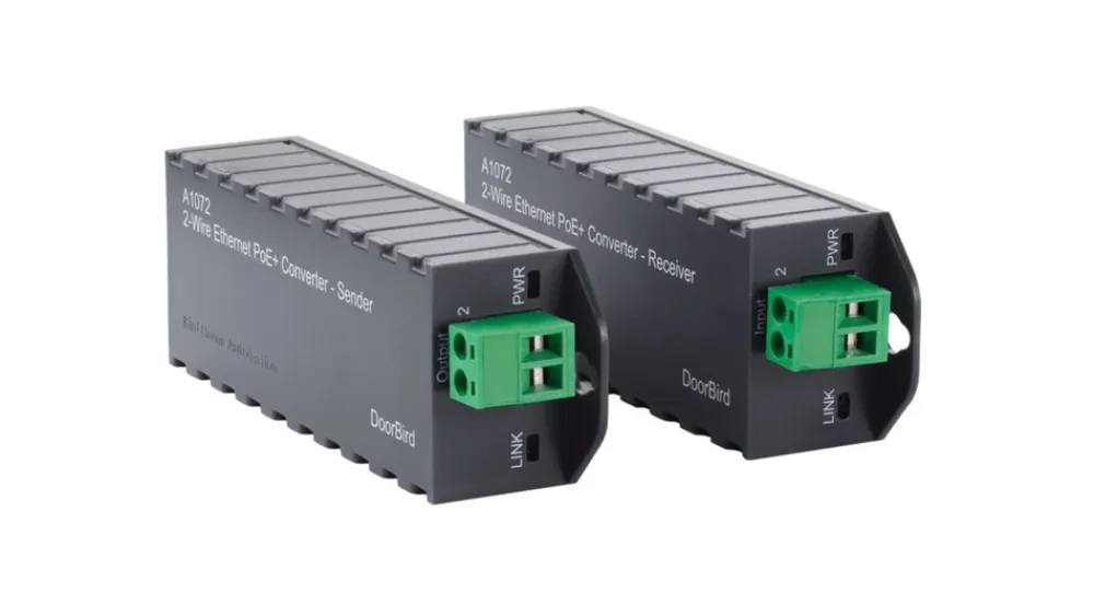 A1072 PoE Konverter 2-Draht Ethernet ^ DoorBird Best