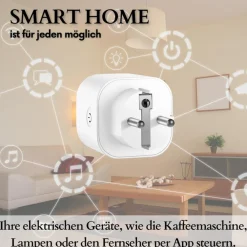 Smart WLAN Steckdose 3er Pack 16A m. Energie Monitor ^ Echos Outlet