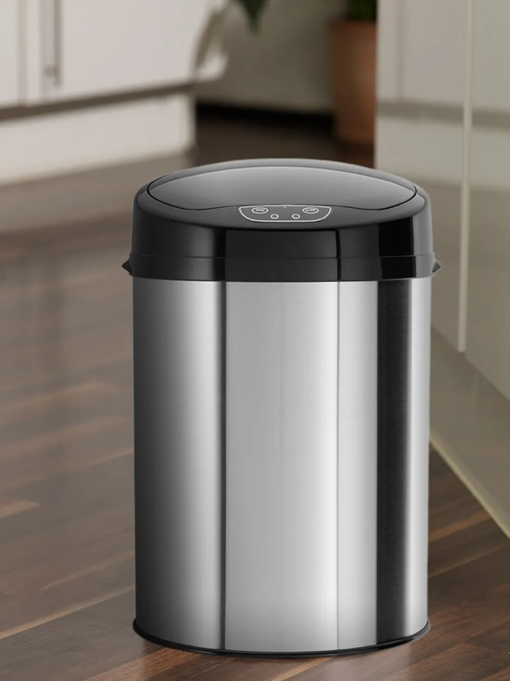 ECHTWERK Badabfalleimer 9L mit Sensor-INOX BRUSHED New