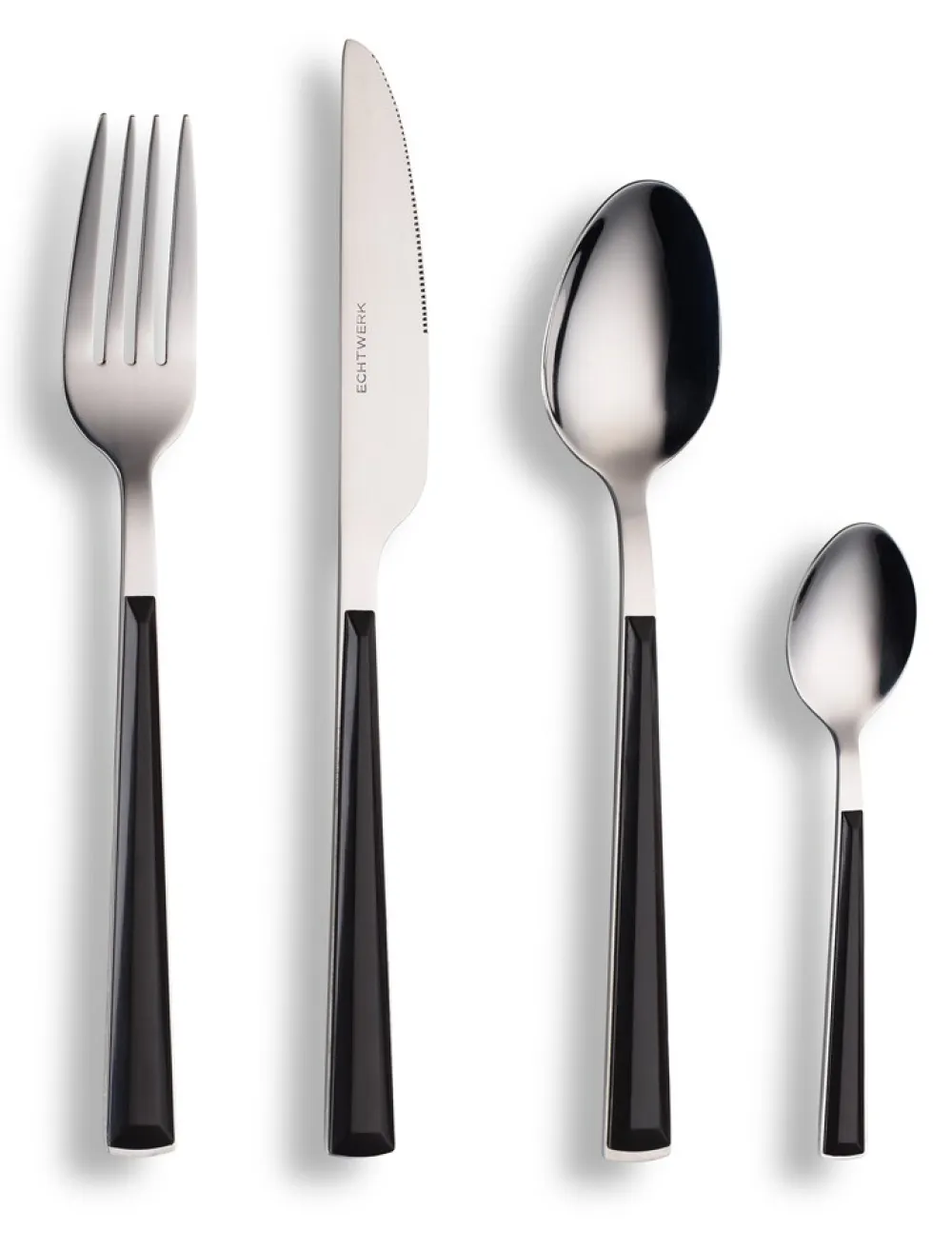 ECHTWERK Besteck Set "Basic" 16tlg black Best
