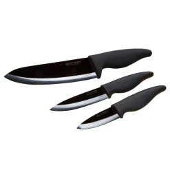 EW-KM-0150 Keramikmesser Set 3tlg - Black Mirror ^ ECHTWERK Outlet