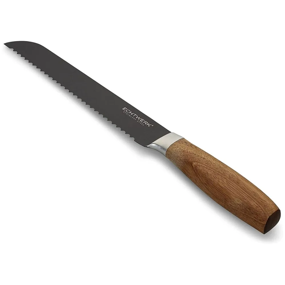 ECHTWERK EW-SM-0351 Brotmesser Classic Black Edition 20cm