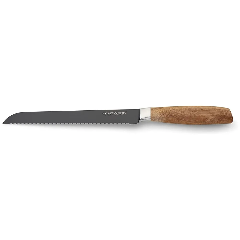ECHTWERK EW-SM-0351 Brotmesser Classic Black Edition 20cm