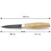 EW-SM-0378 Schälmesser Classic Black Edition 9cm ^ ECHTWERK