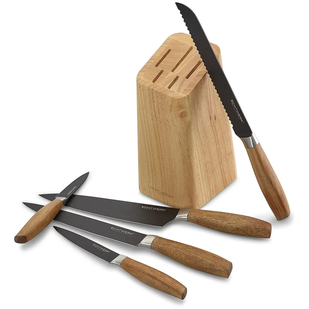 ECHTWERK Küchenmesser Set Classic Black Edition 6tlg EW-SM-0366-2 Discount