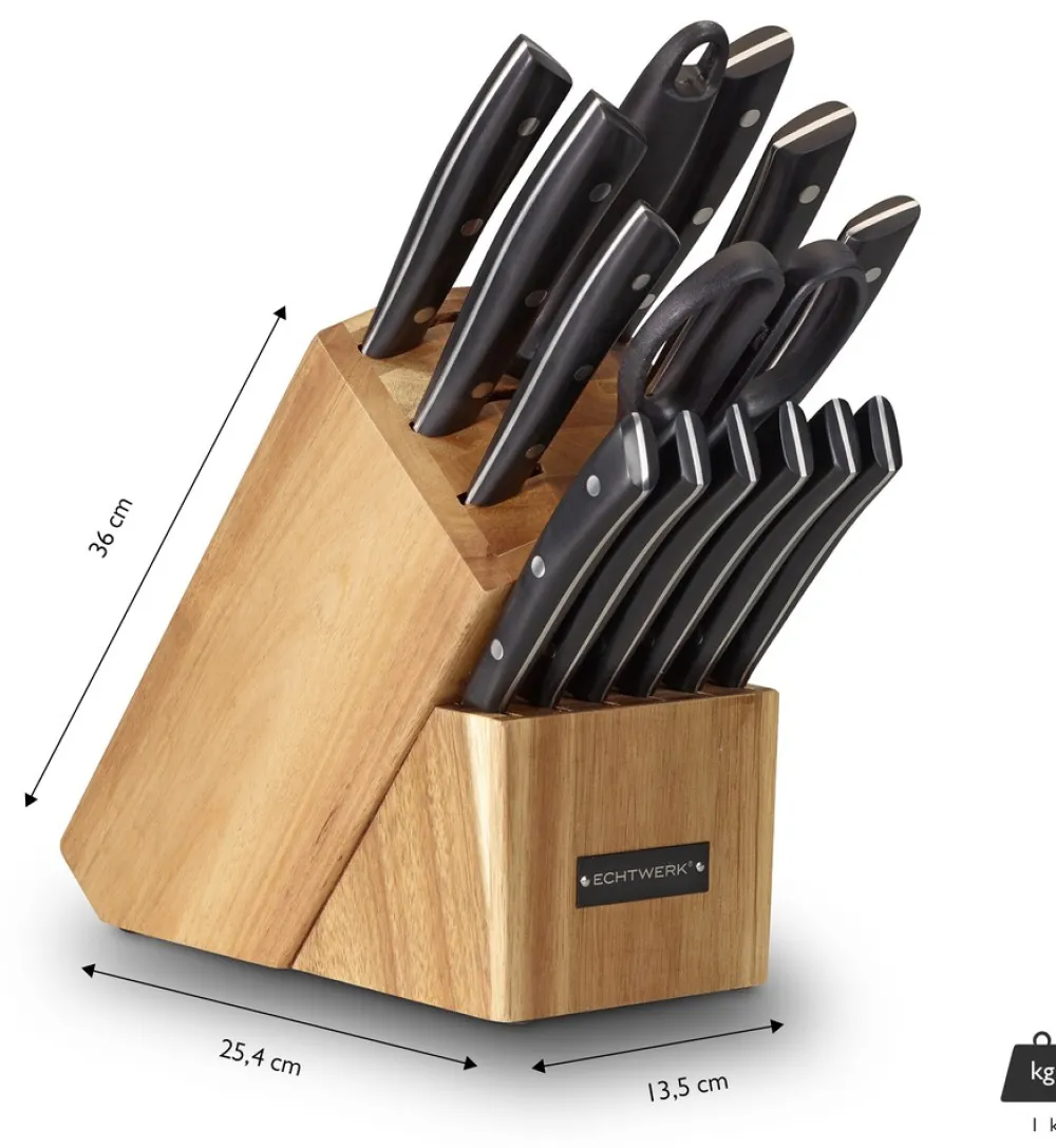 ECHTWERK Messerblock-Set "Premium" 15tlg Best
