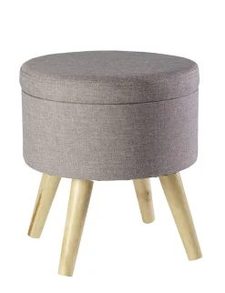  Sitzhocker MAX mit Holzfüßen ^ ECHTWERK New