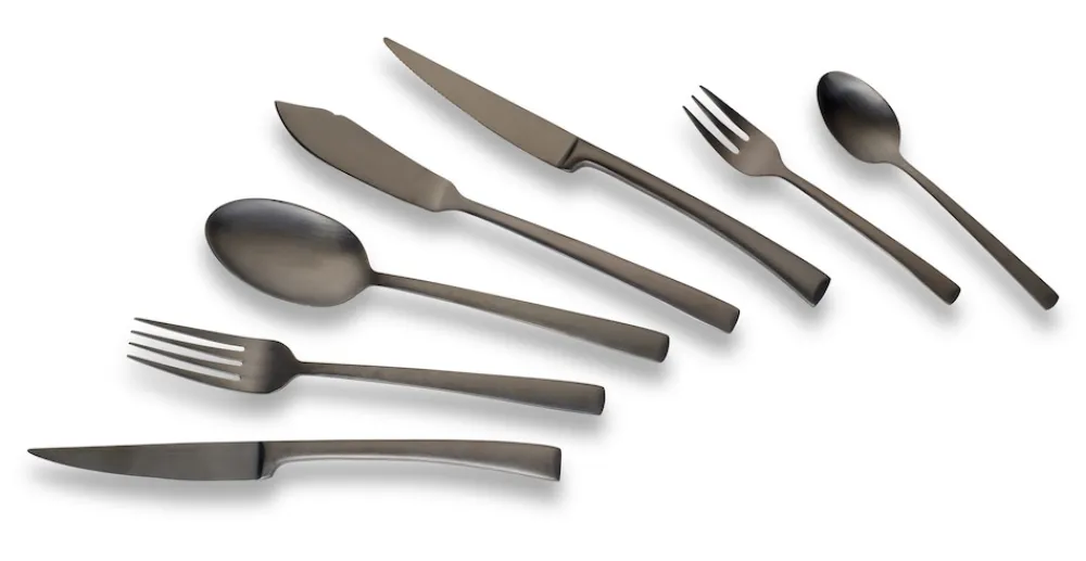Tafelbesteck AVELINO 42 tlg - Black-Edition ^ ECHTWERK