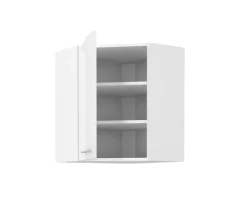 Eckhängeschrank 60x60 Lara Weiß Hochglanz Küchenzeile Küchenblock Küche ^ Küchen-Preisbombe Sale