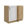 Küchen-Preisbombe Eckunterschrank 105cm Stilo Weiß Eiche Artisan Küchenzeile Küchenblock Küche Hot