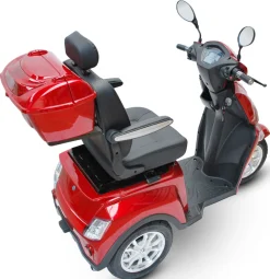 504, Elektromobil 25 km/h 1000 Watt Seniorenmobil, Rot - versch. Farben ^ Eco Engel Discount