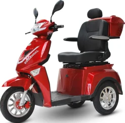 504, Elektromobil 25 km/h 1000 Watt Seniorenmobil, Rot - versch. Farben ^ Eco Engel Discount
